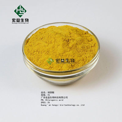 皮CAS 327-97-9のためのバルクChlorogenic酸の粉のスイカズラのエキス
